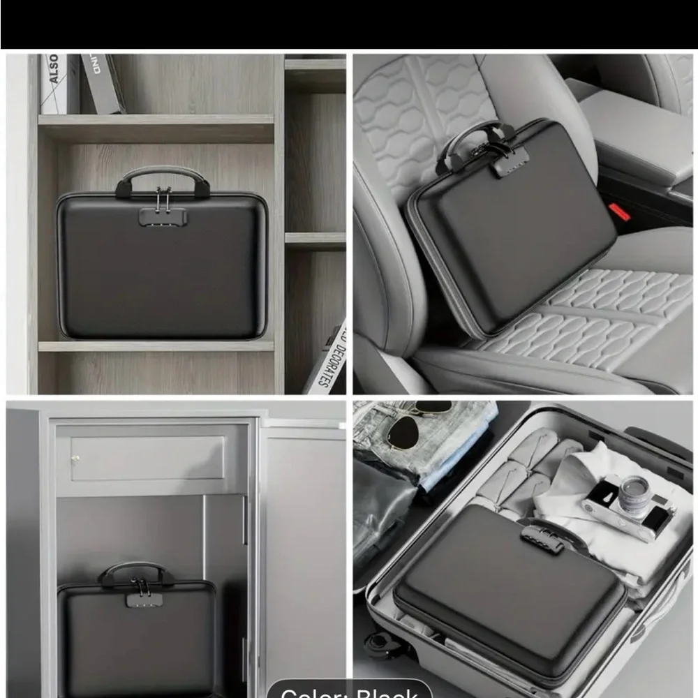 Black Tablet Organizer Case